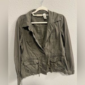Army green jacket